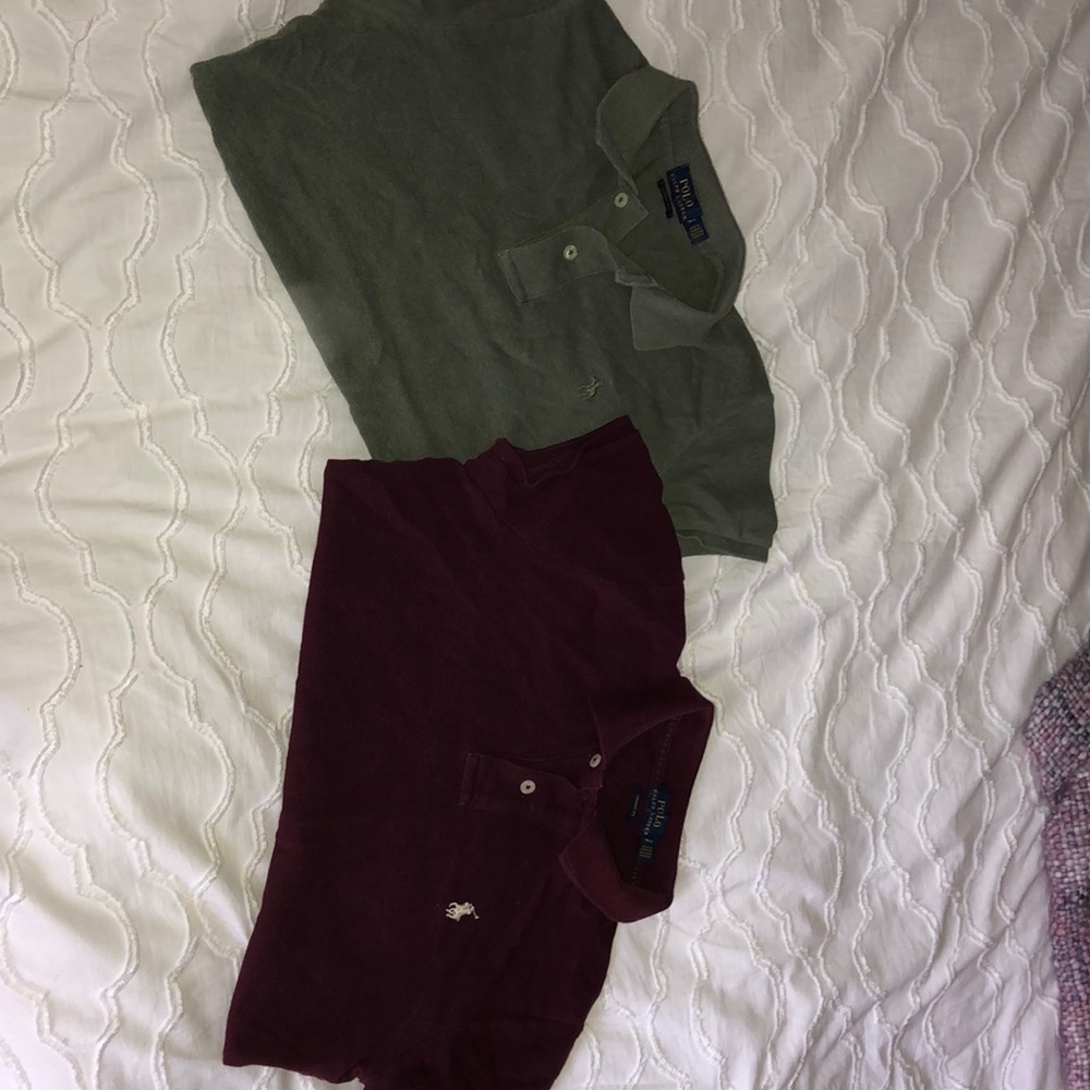 Two Ralph Lauren Polo shirts